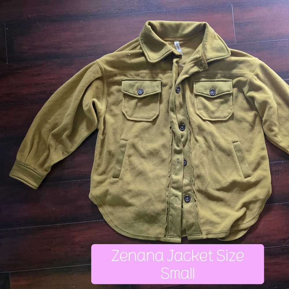 Zenana Outfitters Women's Mustard Utility Jacket